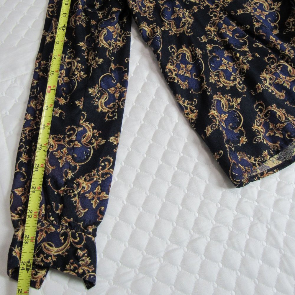 Patterned Talbots Button Up Blouse - Picture 6 of 10